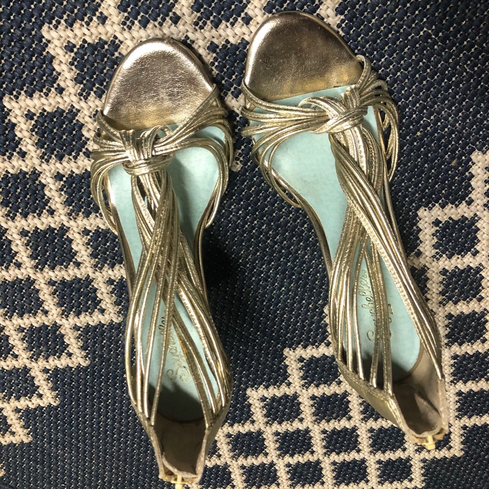 Gold sandals